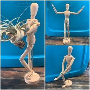 Posable art mannequin wooden man for drawing or sketch